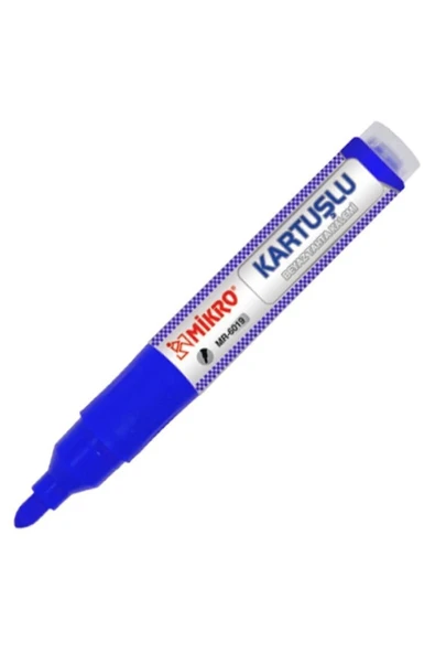 Mikro Mr-6019 Kartuşlu Beyaz Tahta Kalemi Mavi M6019M ürün görseli 1