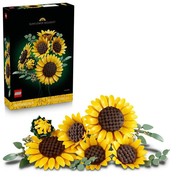 11502 Lego Botanicals Ayçiçeği Buketi 686 parça +18 yaş ürün görseli 1