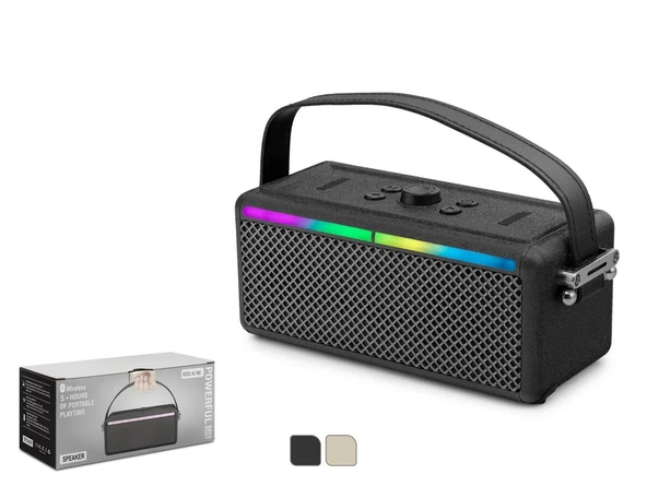 Hadron Siyah M82 Bluetooth Speaker 185-78-78MM ürün görseli 1