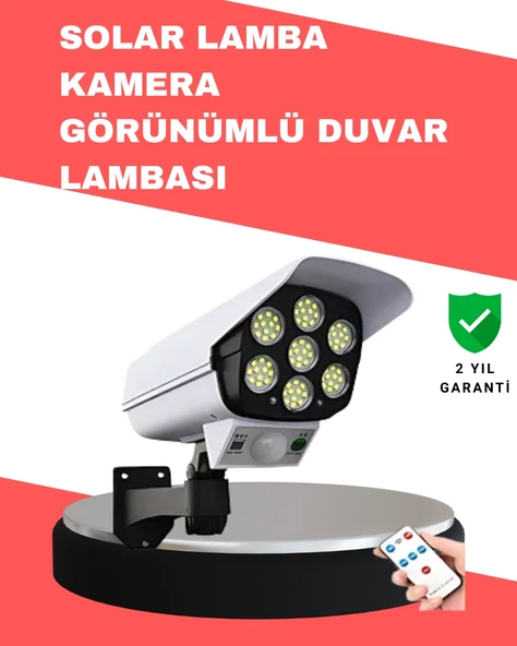 Pvc+Pc Malzemeli, 2'Si 1 Arada Güvenlik Lambası – Ayarlanabilir Başlık Ve Panel Açısı ürün görseli 1