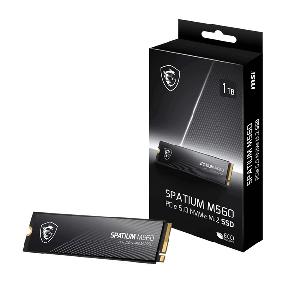 MSI SSD SPATIUM M560 PCIE 5.0 NVME M.2 2 ürün görseli 1