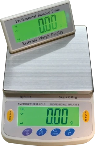 Diamond Dijital Göstergeli Çift Ekran Hassas Terazi Nvz-1978 (5 Kg-0.01) ürün görseli 1