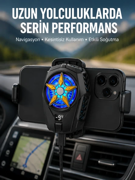 Mobil Cihaz Soğutma Radyatörü – Metal+ABS, Type-C Kablolu Yeni Nesil ürün görseli 1