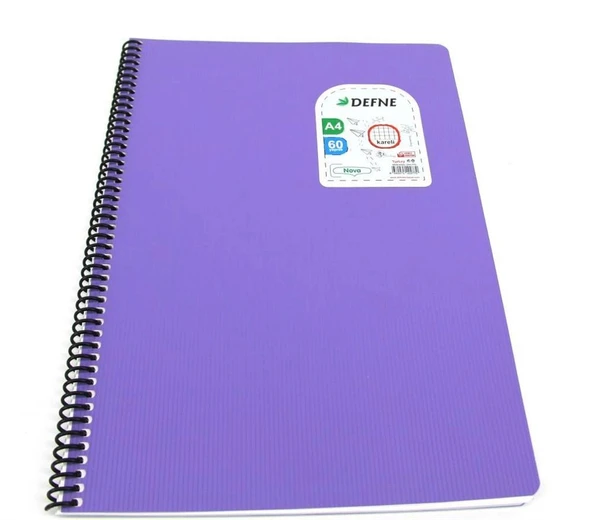 Defne Nova 17X24 P.P Kapak Çizgili 60 Yp Dfn-3814 ürün görseli 1