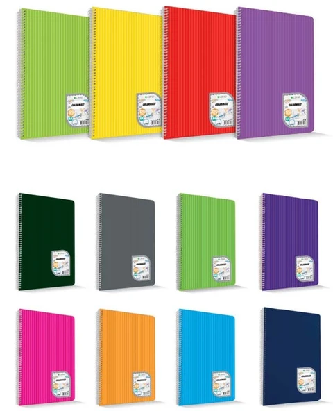 Çınar 73016 Colormaxı Sipiralli A4 Pp Kapak 40 Yp Çizgili Defter ürün görseli 1