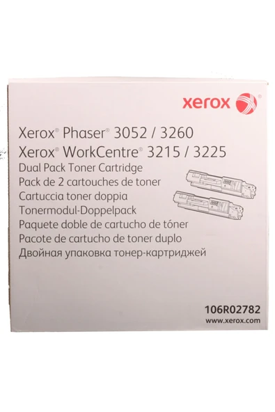 106r02782 Phaser 3052-3260- Wc 3215-3225 Dual Pack 6.000 Sayfa ürün görseli 1