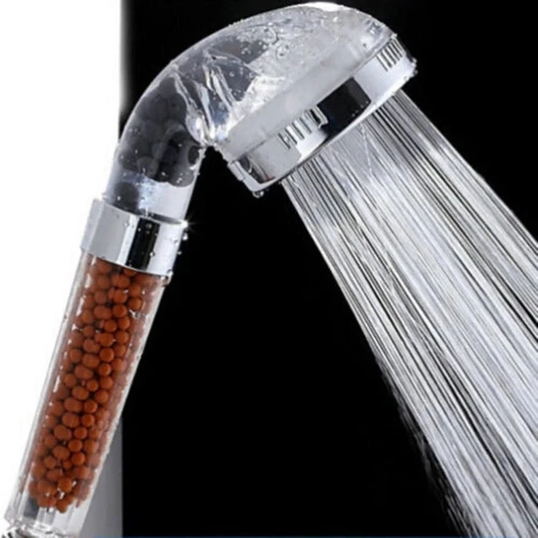 Su Arıtmalı Duş Başlığı Tasarruflu Boncuklu Banyo Duş Başlığı - Resim 4