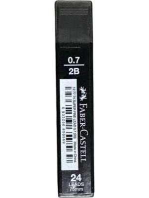Faber Süper Fine T. Black Min 0,7 mm 2B 75 mm ürün görseli 1