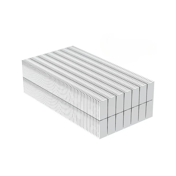 100 Adet 15x10x1.5 mm Köşeli Neodyum Mıknatıs N35 Magnet Dayanıklı Nikel Kaplama ürün görseli 1