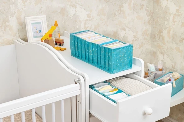 Baby Akordiyon Organizer Çekmece Düzenleyici Medium (yeşil) - 04096 ürün görseli 1