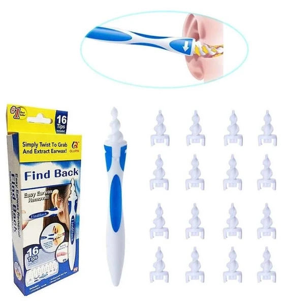 Find Back Pratik Kulak Temizleme Aparatı Silikon Kit Ear Claning ürün görseli 1