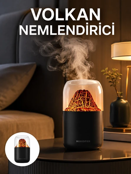 Alev Efektli Ultrasonik Difüzör Yeni Nesil ürün görseli 1