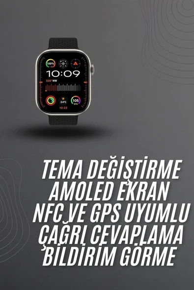 Akıllı saat 2.02 inch Nabız Ölçer Arama Konuşma Müzik Dinleme ürün görseli 1