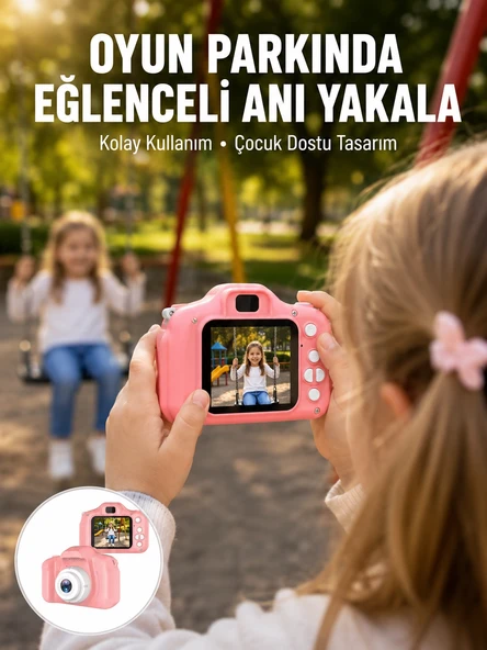HD Mini Dijital Kamera Video ve Fotoğraf Çekim Özellikli Şarjlı Taşınabilir Kayıt Cihazı Yeni Nesil ürün görseli 1