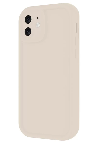 Newface Apple iPhone 11 Kılıf Viera Silikon - Krem ürün görseli 1