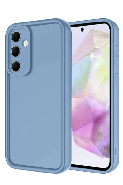 Newface Samsung Galaxy A17 5G Viera Silikon - Mavi ürün görseli 1