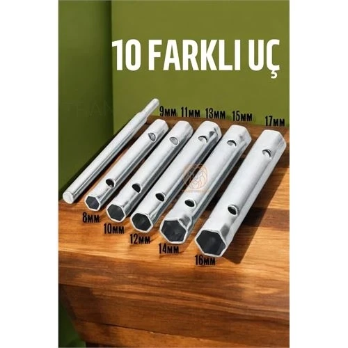 Tork Lokma Seti Boru Kovan Tip Anahtar Seti Buji Anahtarı ürün görseli 1
