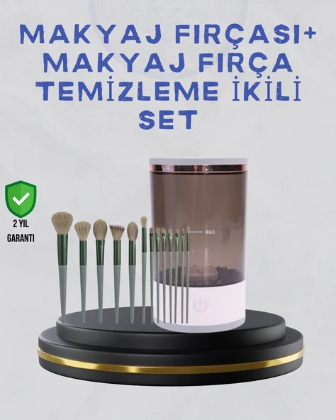 Makyaj Fırçası ve Elektrikli Fırça Temizleyici Kampanya Paketi ürün görseli 1