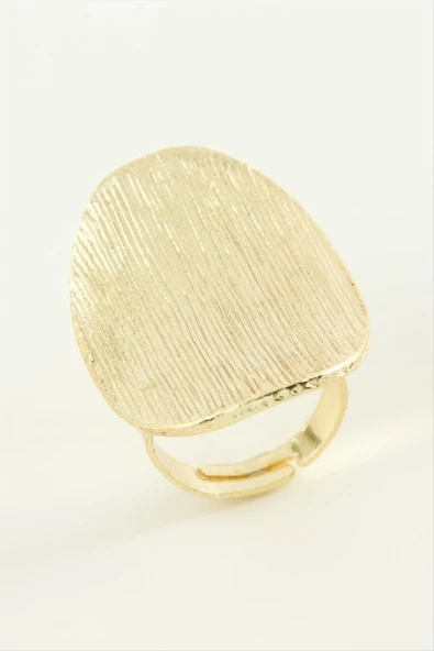Oval Metal Yüzük ürün görseli 1