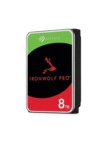 Seagate 8Tb ST8000NT001 Ironwolf PRO 3,5" 7200Rpm 256Mb Sata 3 Nas Diski (Koyuncu Distribitör Ürünü) ürün görseli 1