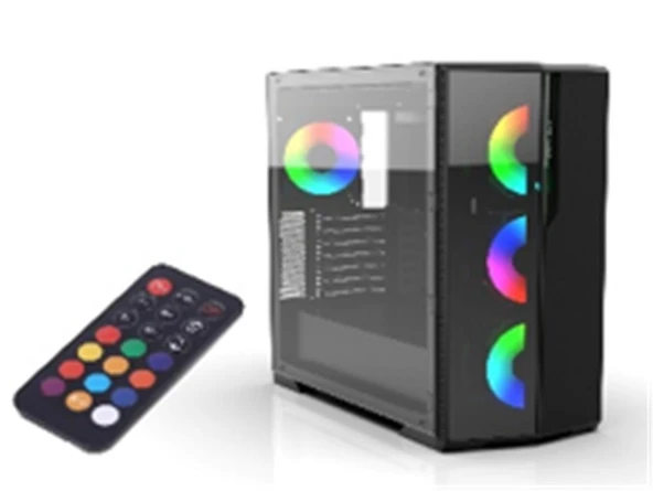 Inca Emg-17XN 4X1200mm Kumandalı ARGB Fan Gaming Computer Case ürün görseli 1