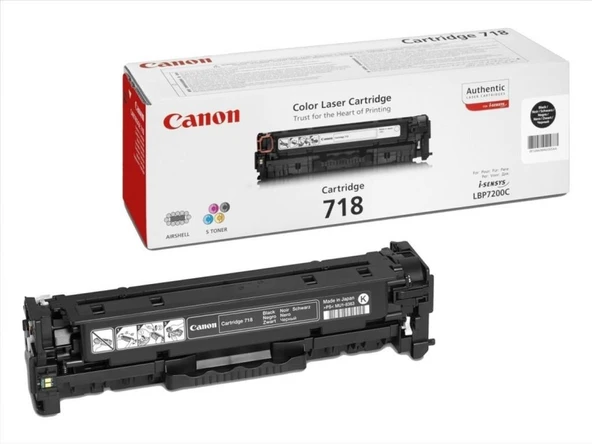 Canon CRG-718BK Black Siyah 2'li DMO Ozel Toner ürün görseli 1