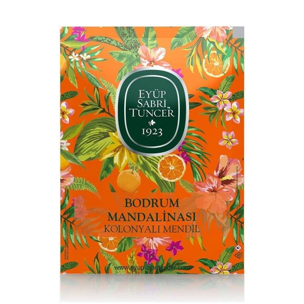 Eyüp Sabri Tuncer 50li Mendil Bodrum Mandalinası Kolonyalı  (9,3 x 12,5) Doypack ürün görseli 1