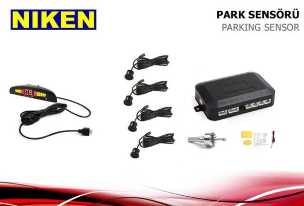 Unıversal Park Sensoru Led Ekran Ses İkazlı Siyah - Niken 016 001 02 01 ürün görseli 1