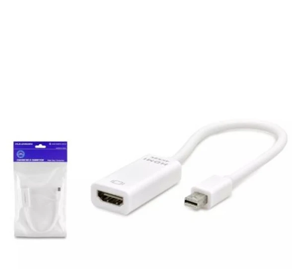 Hadron Hdx7768 Display Mini To Hdmi F Çevirici 4K 30Hz Thunderbolt2 Beyaz ürün görseli 1