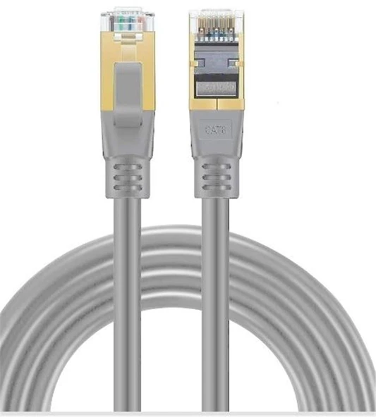 Inca ICAT8-01G 1mt 100 yüzde 100 Bakır S-FTP 40Gbps 2000Mhz High Speed Kablo ürün görseli 1