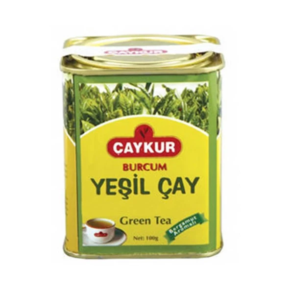 Çaykur Burcum Yeşil Çay 100 gr Teneke ürün görseli 1