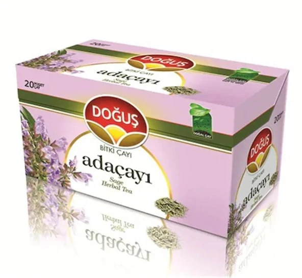 Doğuş Adaçayı Bitki Çayı Süzen Poşet Çay 20x1.3 gr ürün görseli 1