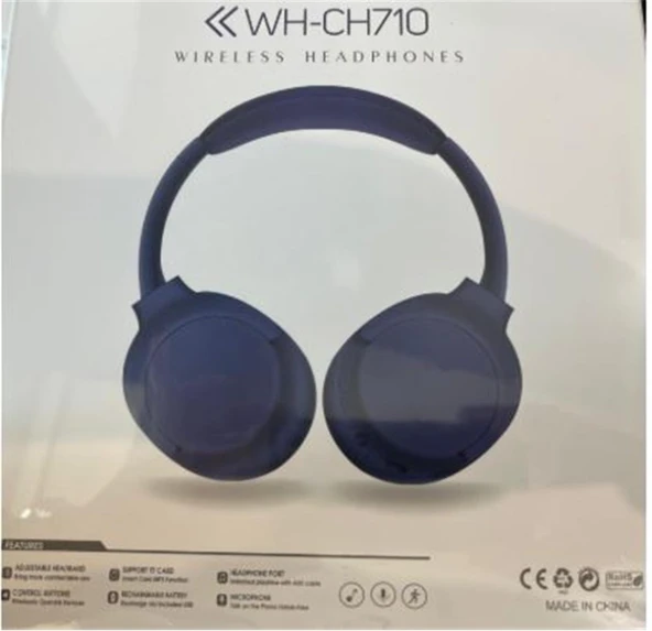 Hadron WH-CH710 Mavi Bluetooth Kulaklık  76-53-43MM ürün görseli 1