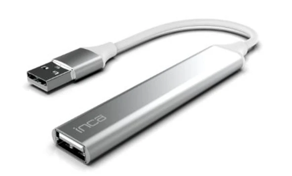 Inca IUSB-4TUX 3X2.0 3.0 USB Çıkış USB Çıkış 5 Gbps Usb Çoklayıcı Alüminyum Kasa ürün görseli 1