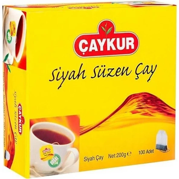 Çaykur Siyah Süzen Poşet Çay 2 gr 100 Adet (Net 200gr) ürün görseli 1
