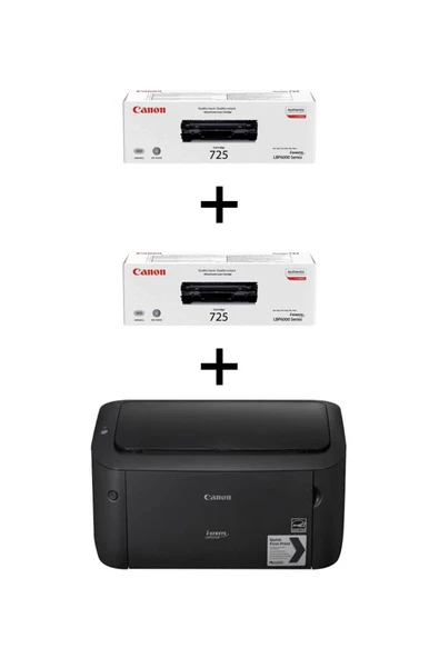 Mono Laser Yazıcı LBP6030B+2Toner Siyah 1Adet Demo Toner+2Adet Orj. Kutulu Toner Çıkar. ürün görseli 1