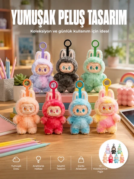 Dekoratif Labubu Peluş Figür Oyuncak Yeni Seri ürün görseli 1