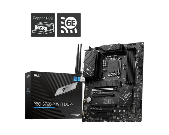 MSI MB PRO B760-P WIFI DDR4 ürün görseli 1