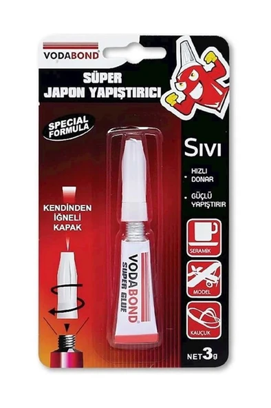 Vodabond  Tamir Et Jel 20gr (Metal-Plastik-Kauçuk-Ahşap-Cam) ürün görseli 1