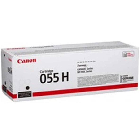 Canon CRG-055H BK Black Siyah Yüksek Kapasite Toner MF745 ürün görseli 1