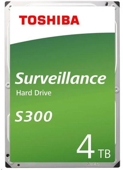 Toshiba 4TB HDWT840UZSVA S300 3.5 256Mb 5400rpm Güvenlik 7-24 Harddisk ürün görseli 1