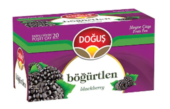 Doğuş Böğürtlen Meyve Çayı Süzen Poşet Çay 20x1.90 gr ürün görseli 1