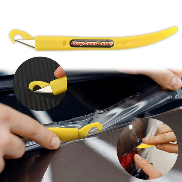 Pro Wrapstick Araç Kaplama ve PPF Hassas Kesim Kalem Maket Bıçağı Sarı ürün görseli 1