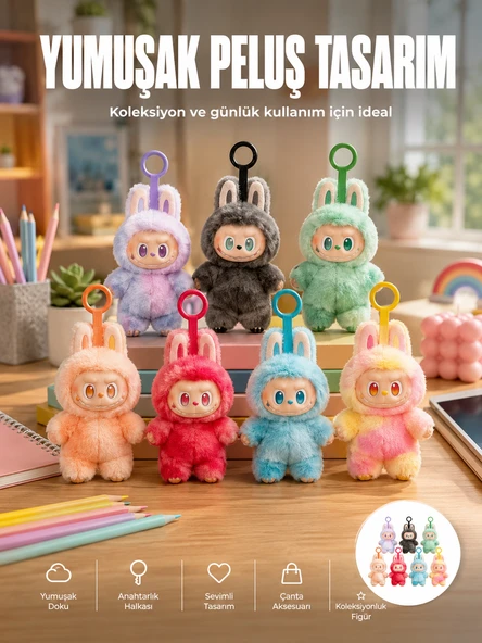 Dekoratif Labubu Peluş Figür Oyuncak Yeni Seri ürün görseli 1