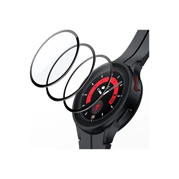 Samsung Galaxy Watch 4 42mm Polymer Nano Ekran Koruyucu - Şeffaf ürün görseli 1