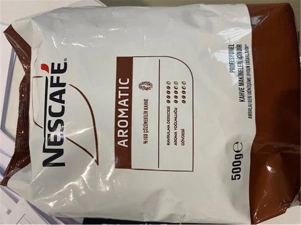 Nestle Nescafe 500GR Aromatıc Kahve (Kahve Makinaları İçin) ürün görseli 1
