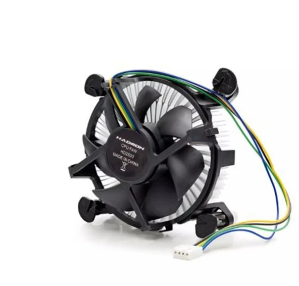 Hadron Hdx1515 Cpu Fan Universal 775 Pin 12Cm Siyah ürün görseli 1