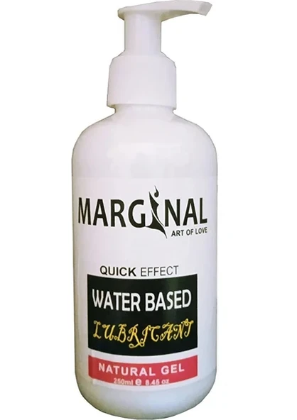 MARGİNAL WATER BASED LUBRİCANT GEL 250ML - Resim 2