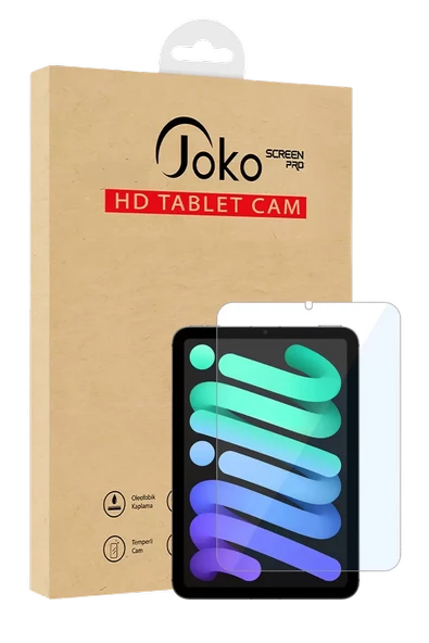Joko Apple iPad Mini 6 HD Tablet Cam Ekran Koruyucu - Şeffaf ürün görseli 1