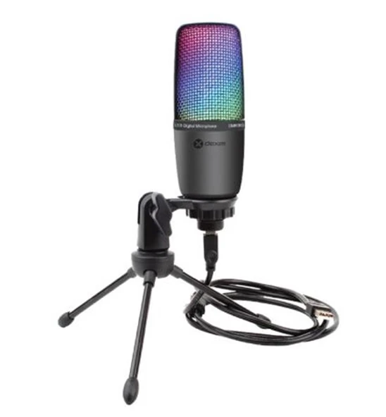 Dexim SME3 USB Kablolu RGB Mikrofon - DMK003 ürün görseli 1